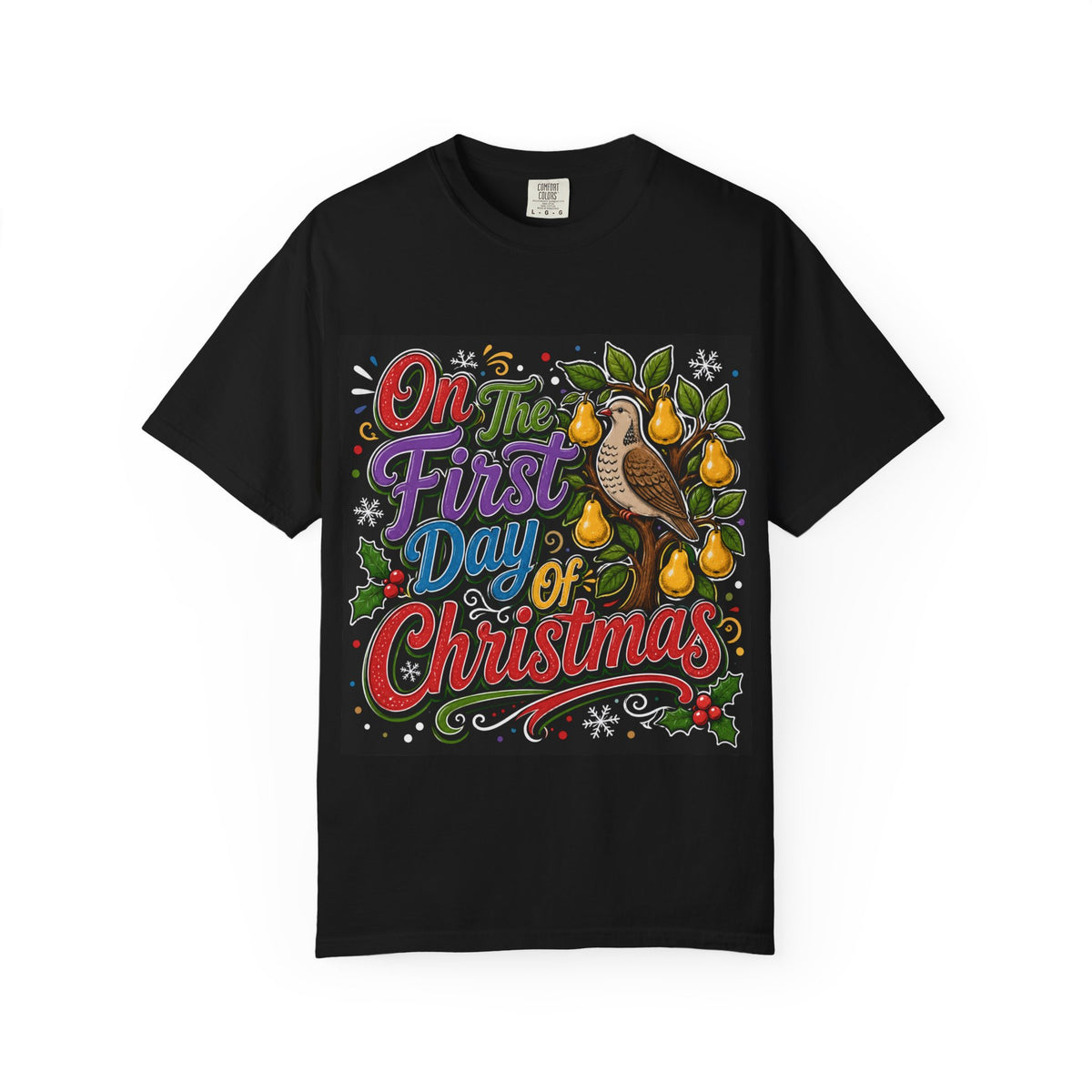 Partridge in a Pear Tree T-Shirt | On the First Day of Christmas
