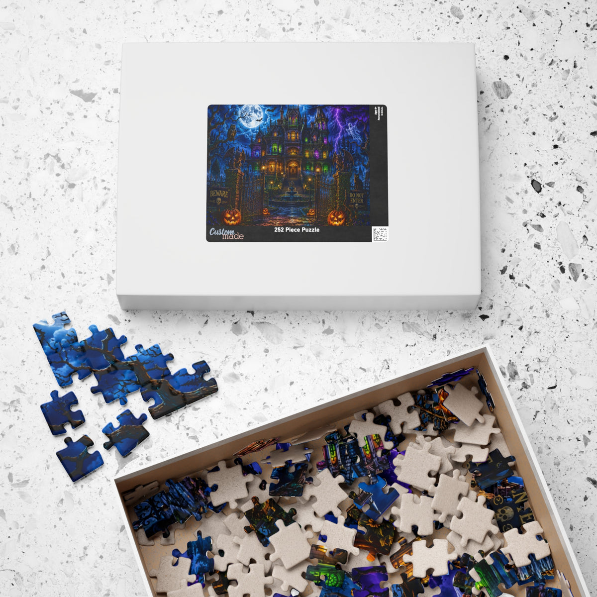 Haunted Mansion Halloween Puzzle | Spooky Night Jigsaw
