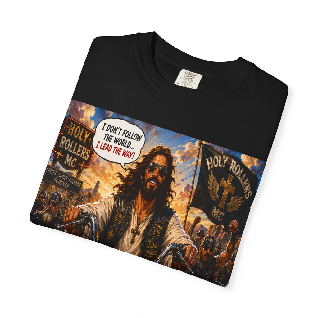 Jesus Biker Art T-shirt | Motorcycle Christian Graphic Tee