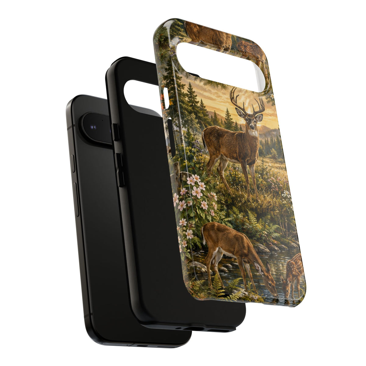 Deer Forest Phone Case — Woodland Bucks Nature iPhone Cover