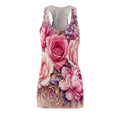 Floral Rose Racerback Dress – Vintage Pink Garden Print