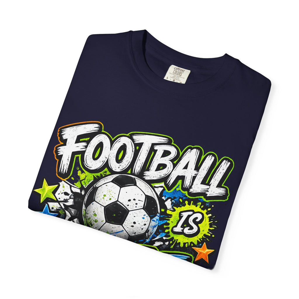 Football Is Life T-shirt | Soccer Ball Graphic Tee, Youth Sports