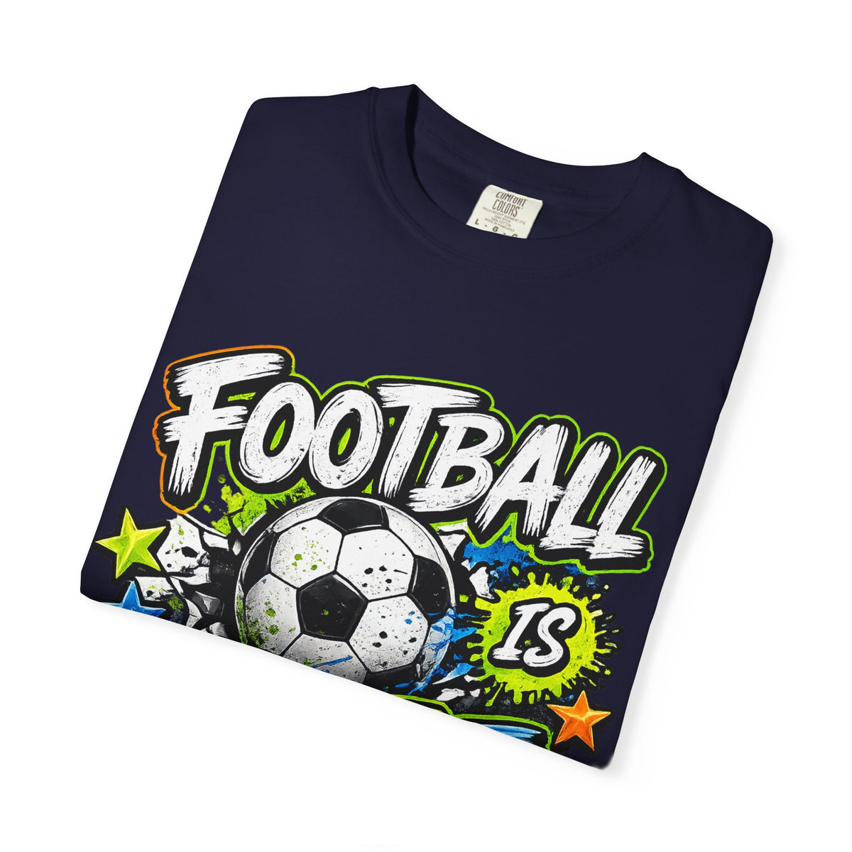 Football Is Life T-shirt | Soccer Ball Graphic Tee, Youth Sports