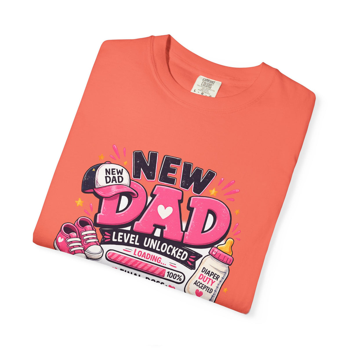 New Dad Level Unlocked T-shirt | Daddy to a Princess