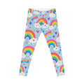 Rainbow Clouds Leggings | Cute Rainbow Print Leggings