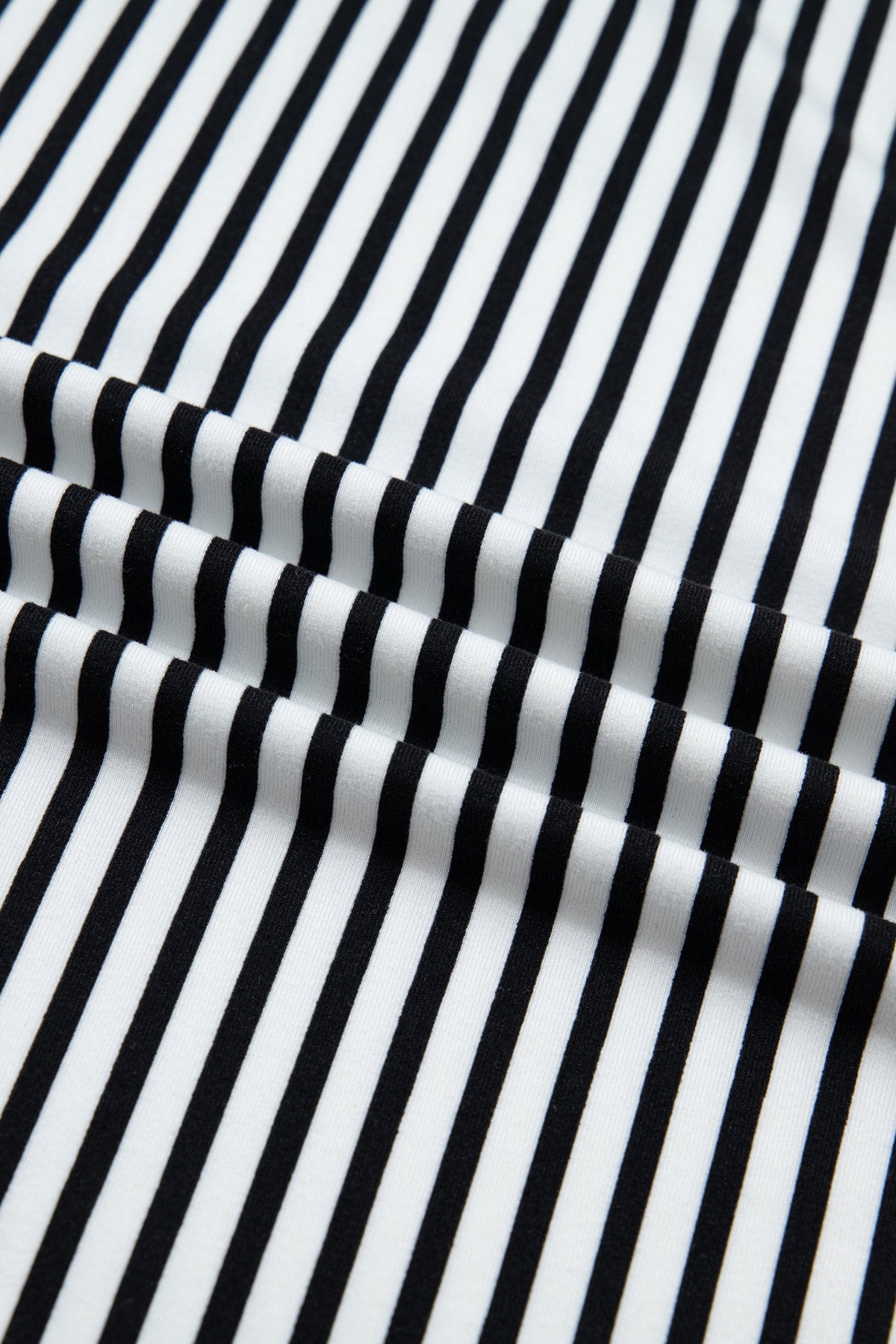 Plus Size Stripe Tie Waist Straight Pants