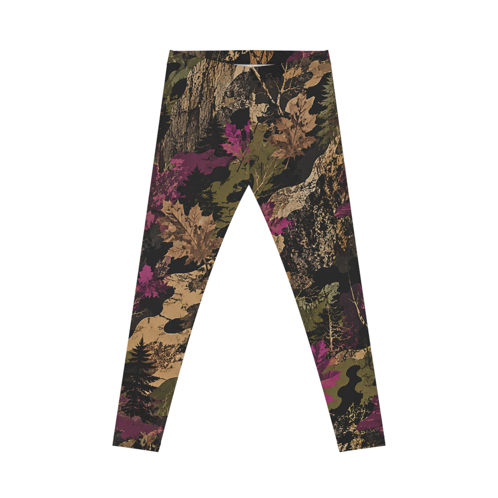 Camo Forest Leggings — Women's All-Over Print Woodland Camo