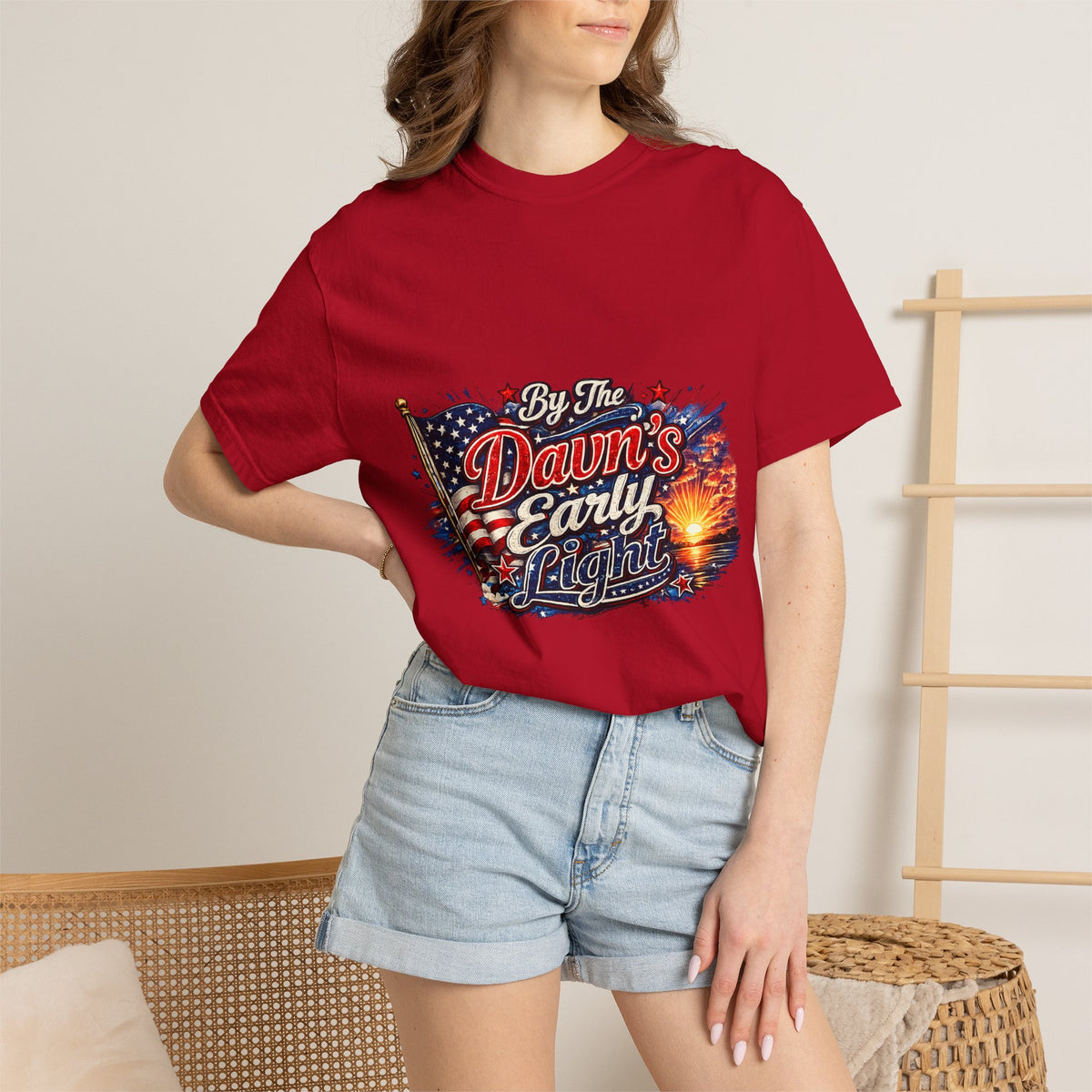 Dawn's Early Light T-shirt | American Flag, Fireworks