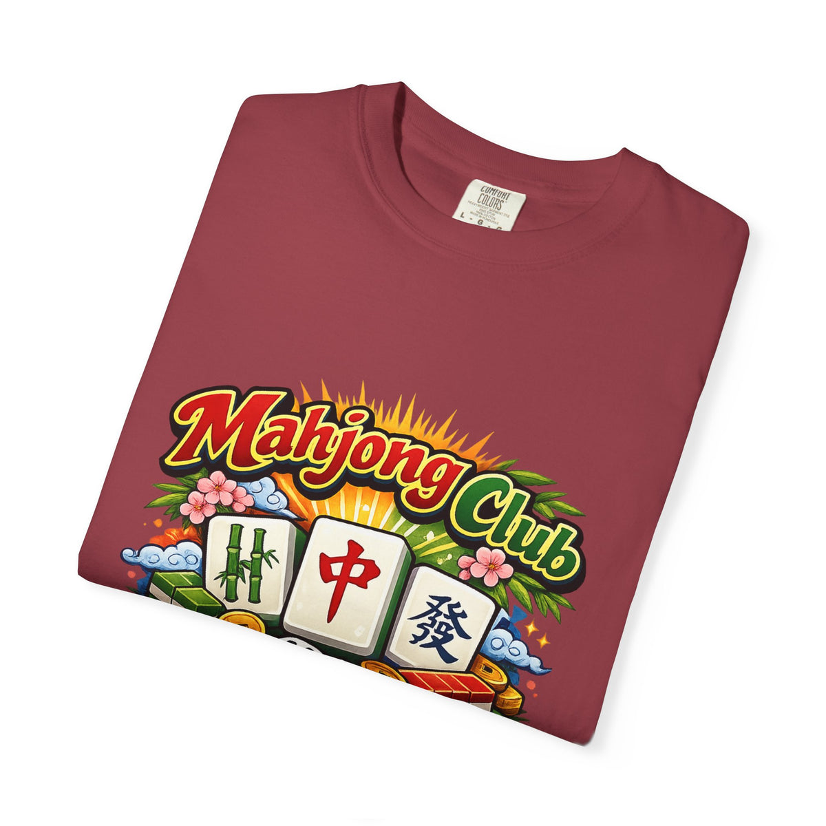 Mahjong Club Addicted to the Tiles T-shirt | Mahjong Graphic Tee