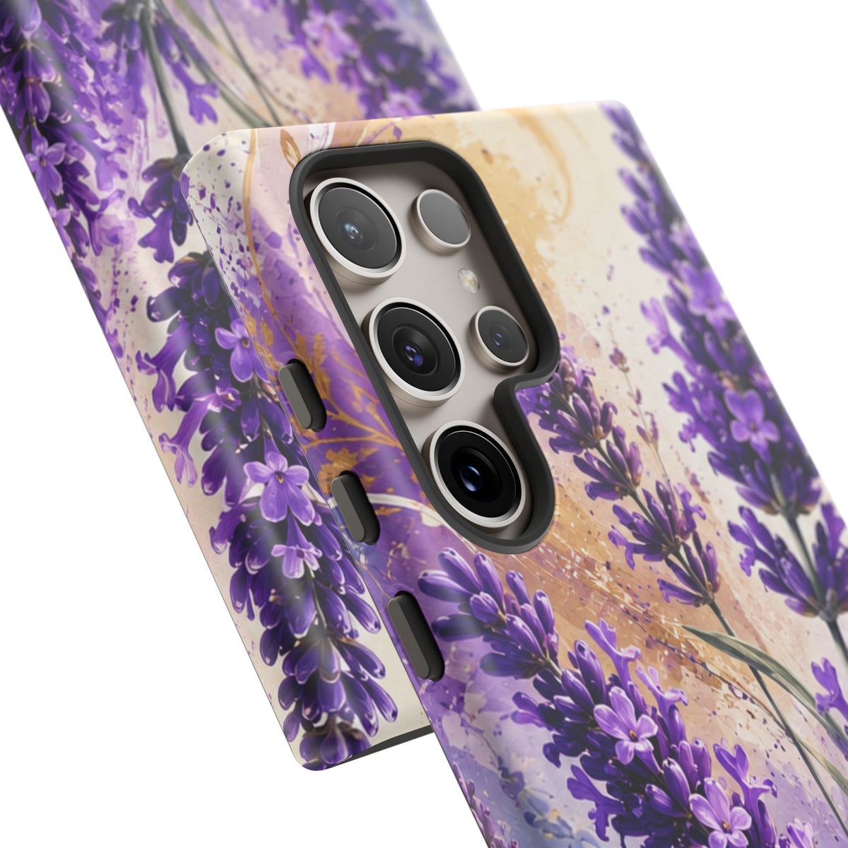 Lavender Bouquet Tough Phone Case — Protective Floral iPhone Case