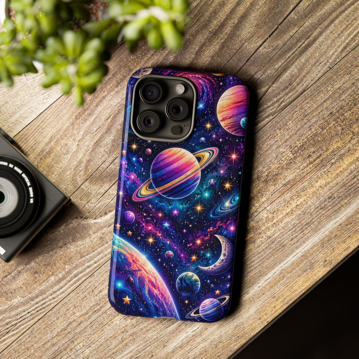 Colorful Galaxy Planets phone case | Tough Case