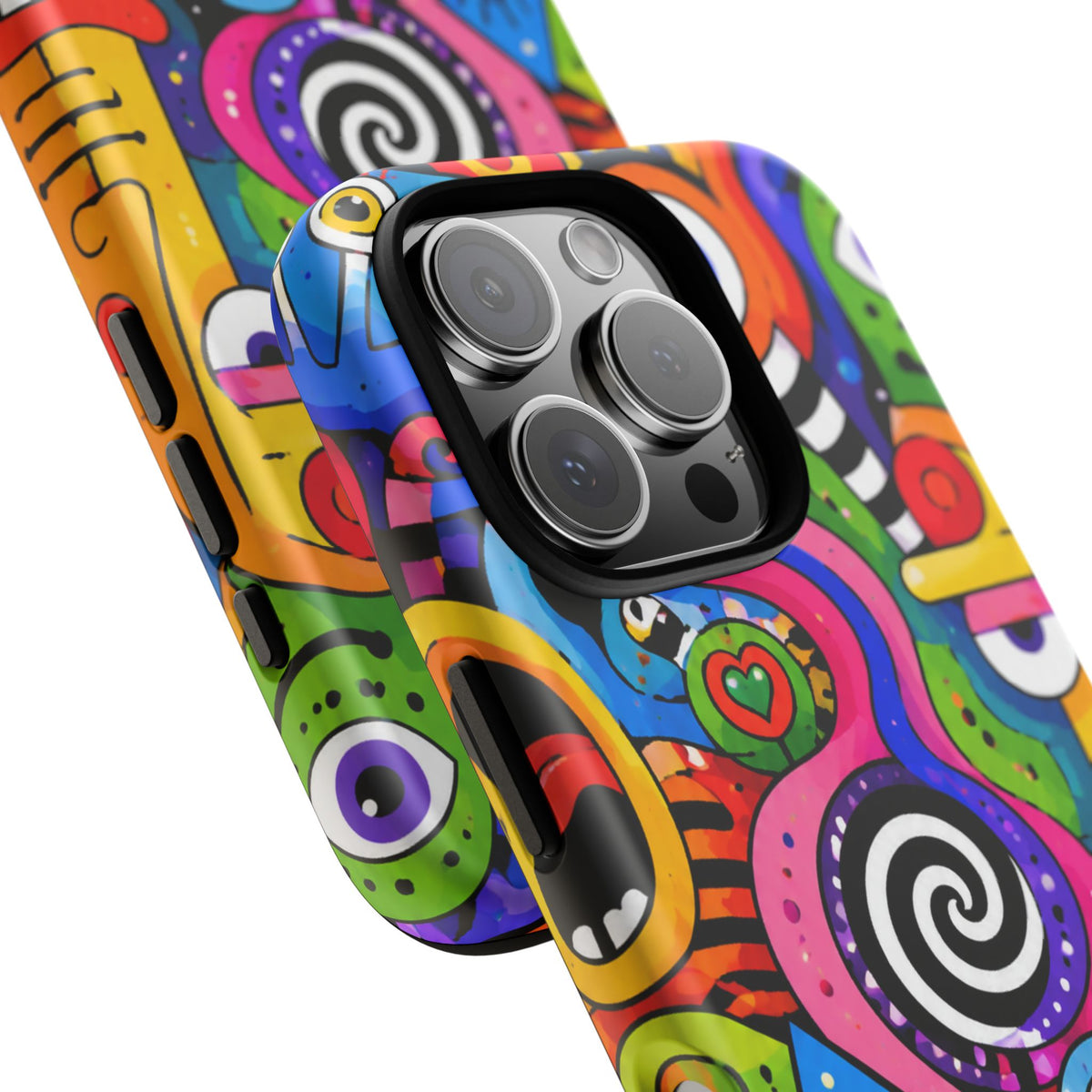 Colorful Abstract Doodle Tough Phone Case