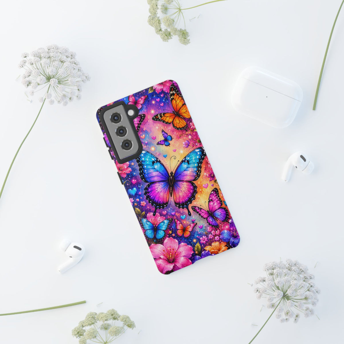 Colorful Butterfly Pattern Phone Case | Tough Cases