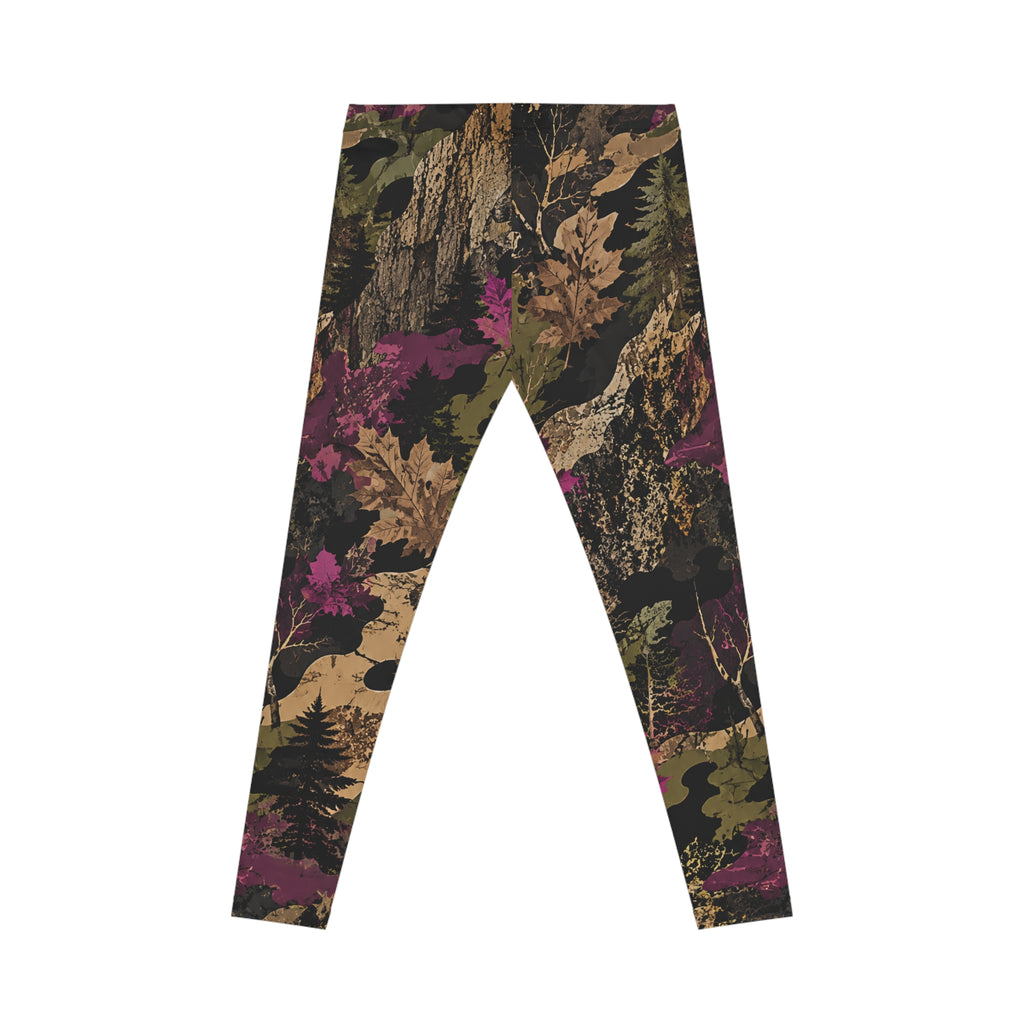 Camo Forest Leggings — Women's All-Over Print Woodland Camo