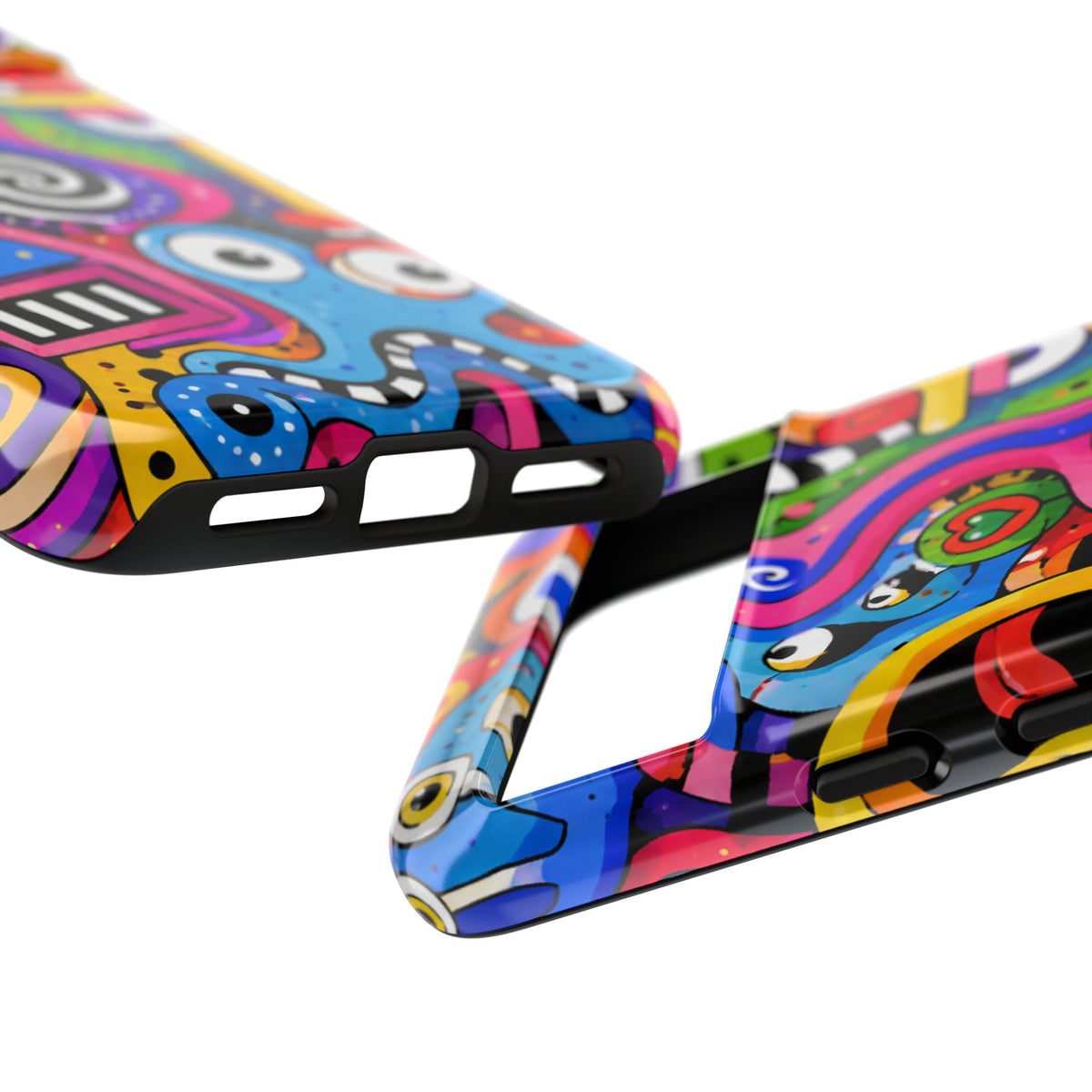 Colorful Abstract Doodle Tough Phone Case