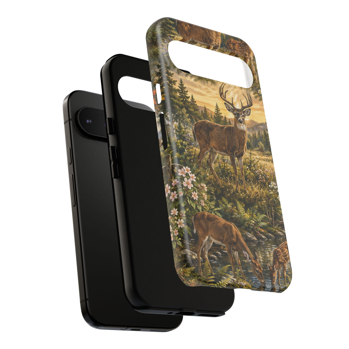 Deer Forest Phone Case — Woodland Bucks Nature iPhone Cover