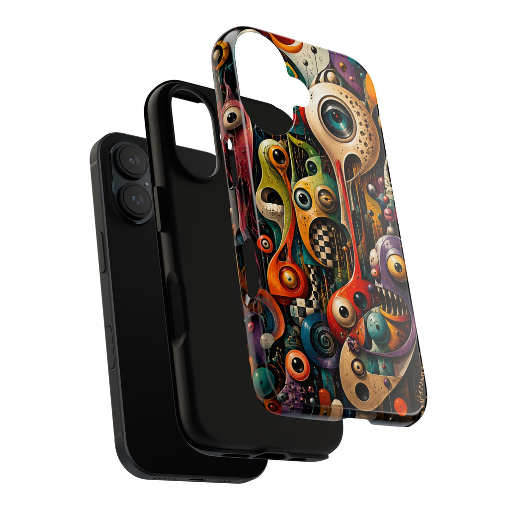 Surreal Monster Art Phone Case — Colorful Abstract Creature Design