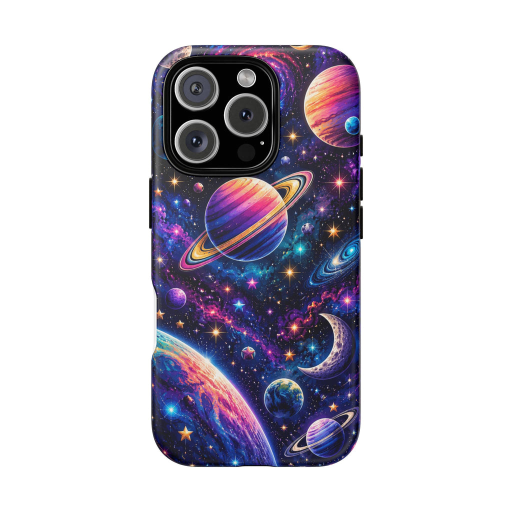Colorful Galaxy Planets phone case | Tough Case