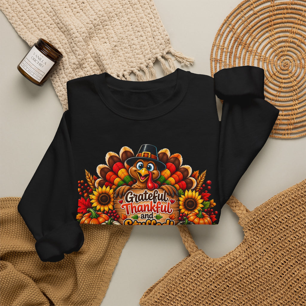Thankful & Stuffed Thanksgiving Sweatshirt