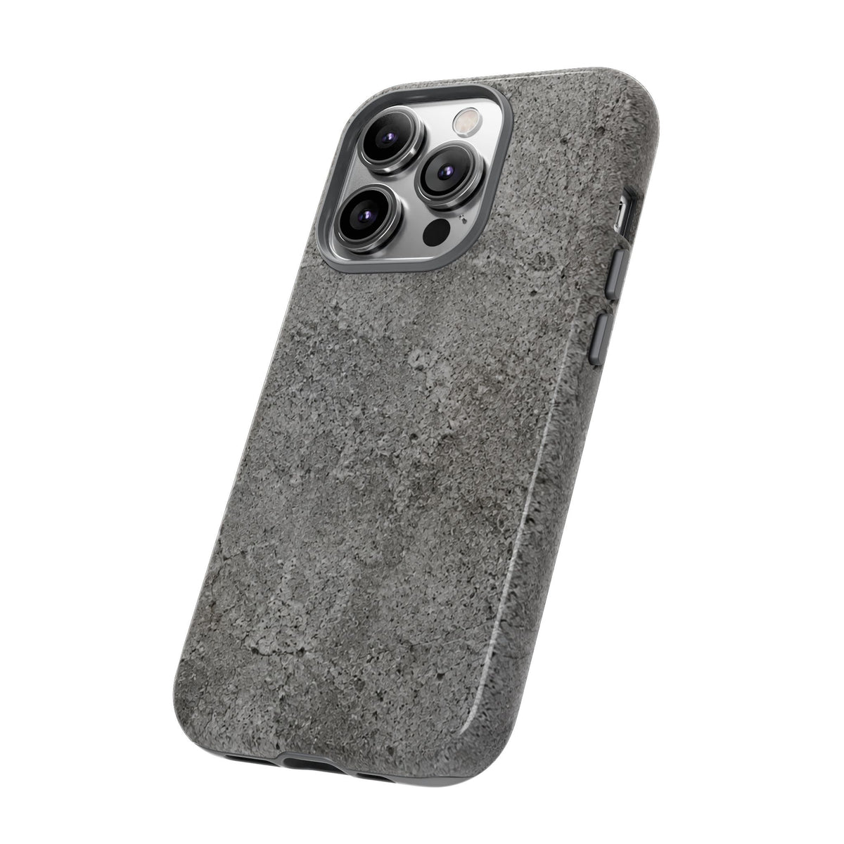 Concrete Texture Phone Case — Rugged Grey Protective iPhone Cover