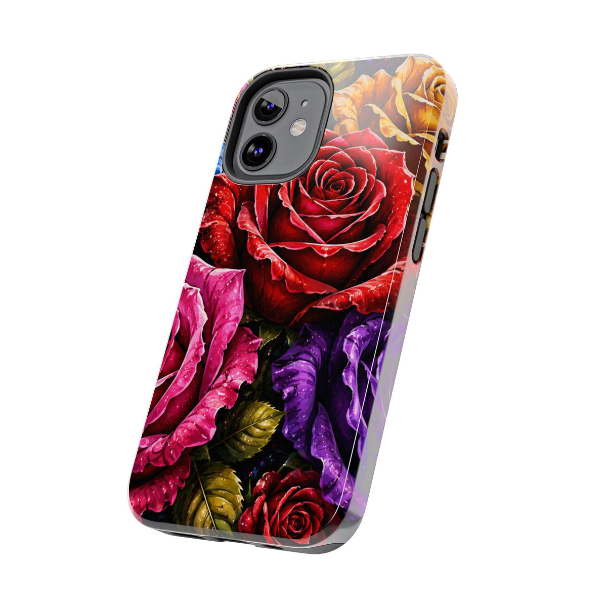 Tough Phone Case — Vibrant Rose Garden Protective Phone Cover