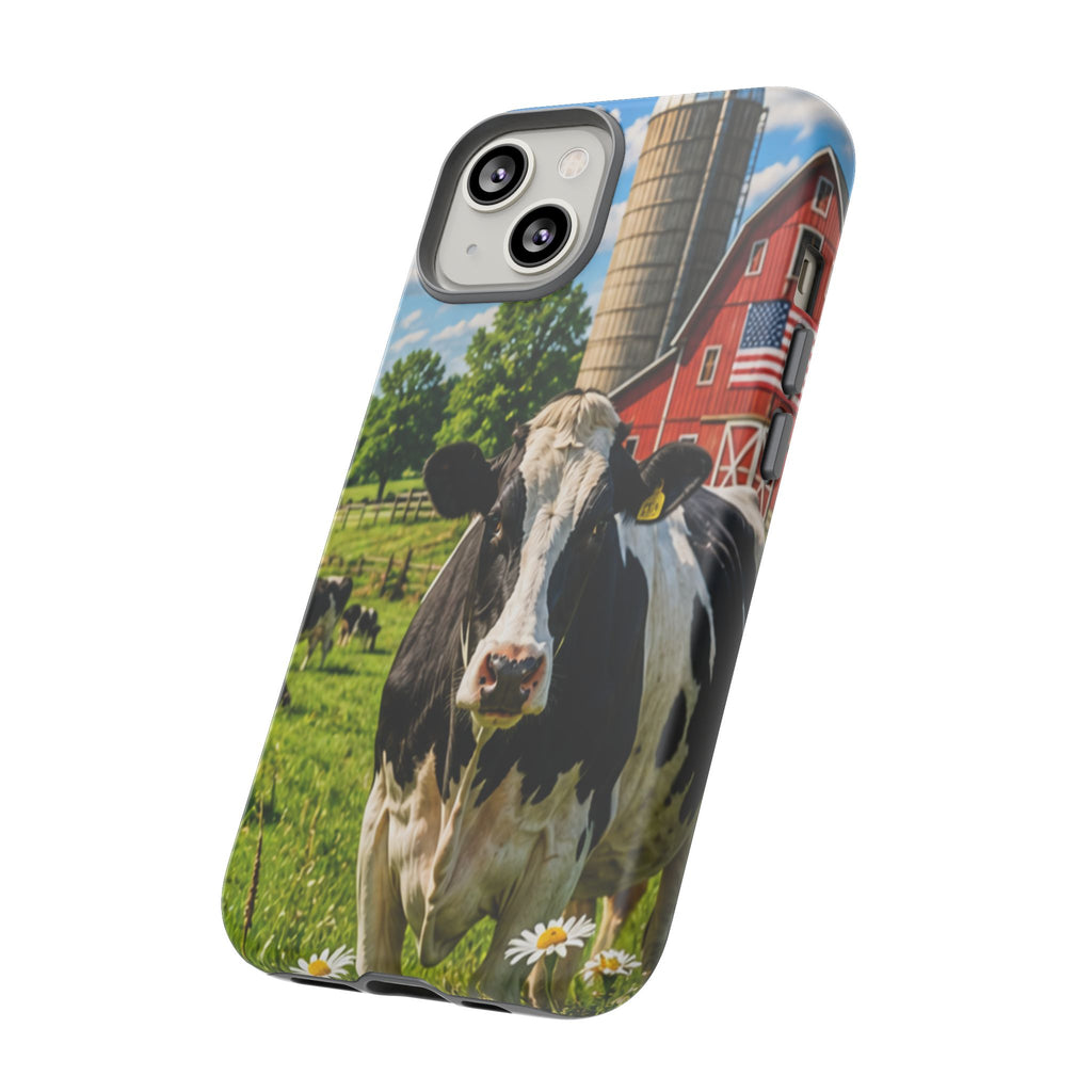 Cow Farm Phone Case — Rustic Barnyard iPhone Cover
