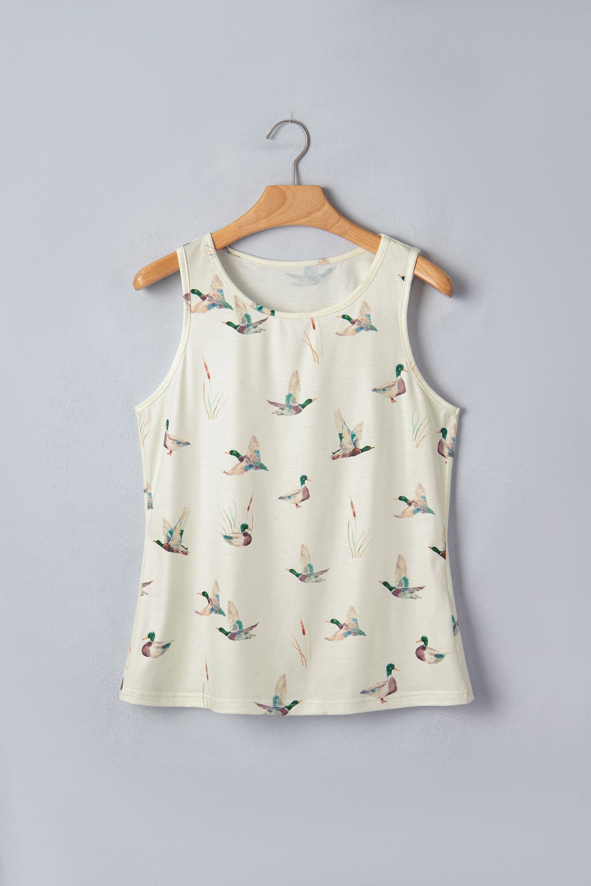Western Mallard Round Neck Tank Top