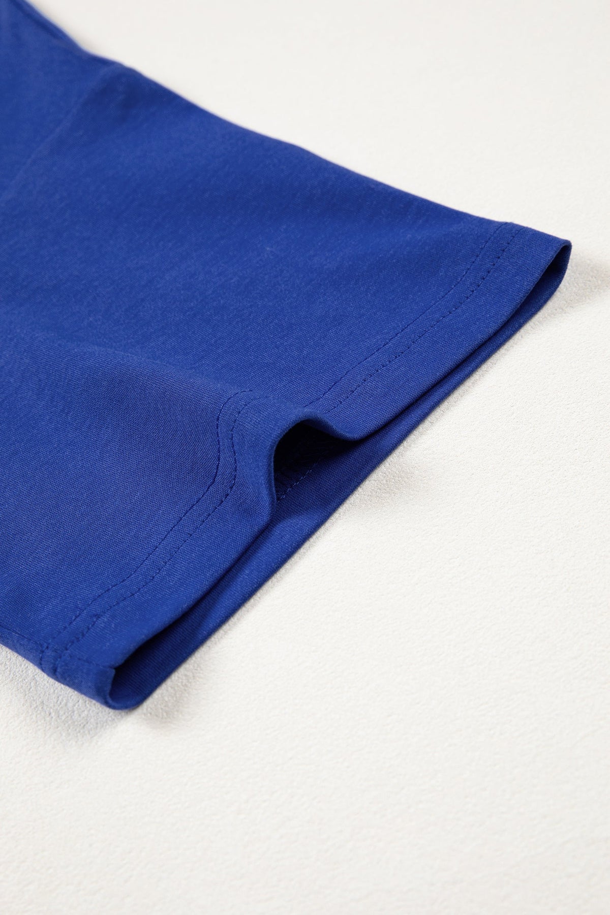 Oversized Solid Color High Neck Tee