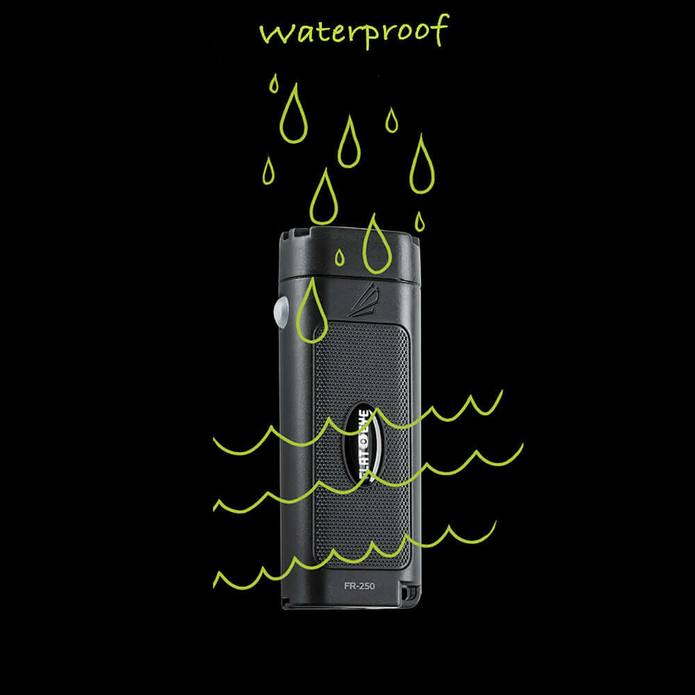 FLATEYE™ Rechargeable FR-250 Flashlight – 250 Lumens
