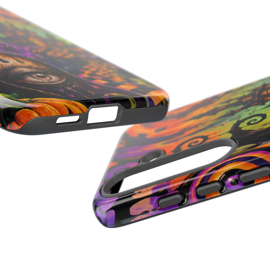 Phone Case — Psychedelic Haunted House Halloween Design