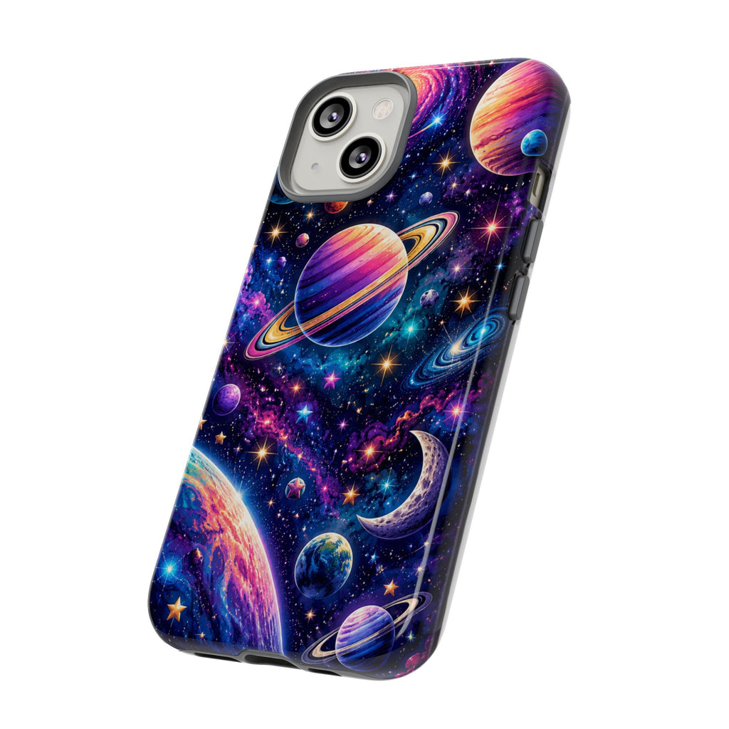 Colorful Galaxy Planets phone case | Tough Case