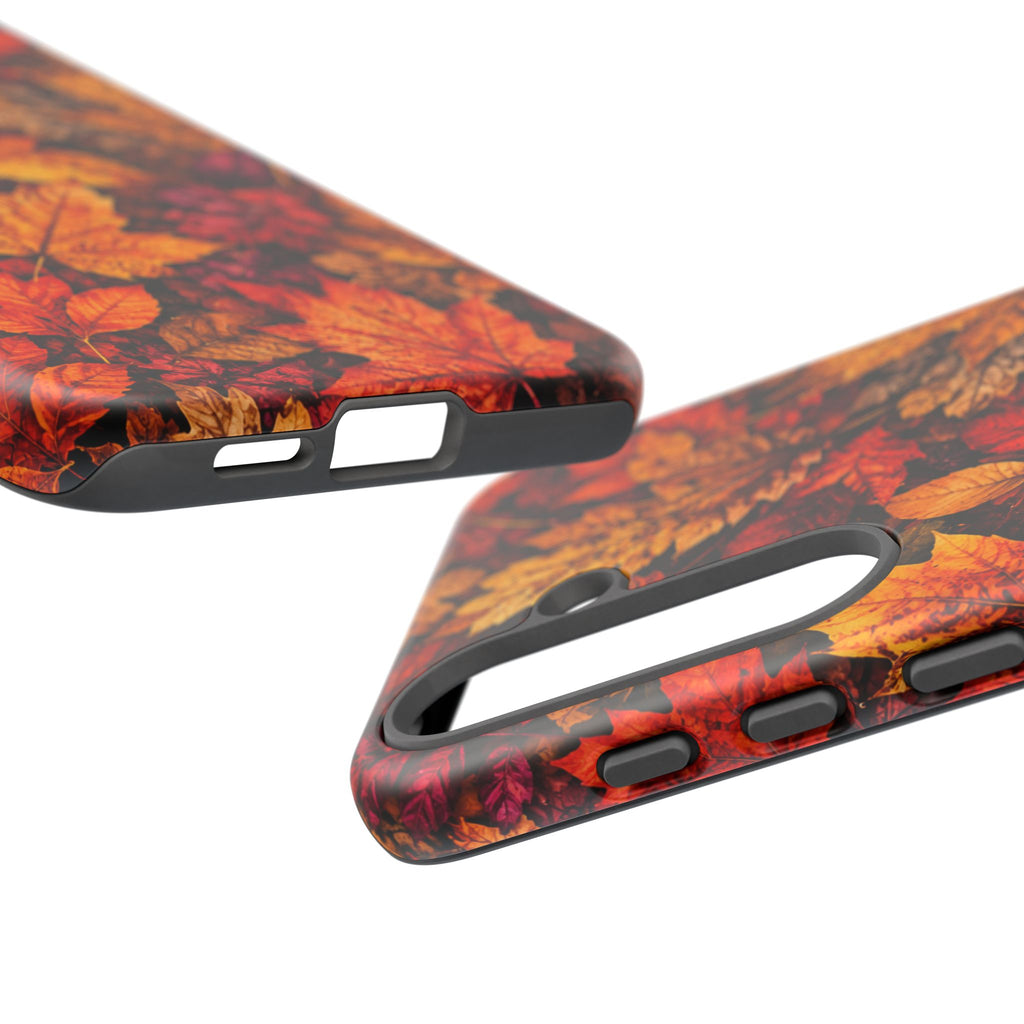 Autumn Leaves Tough Phone Case — Fall Foliage Protective Cover