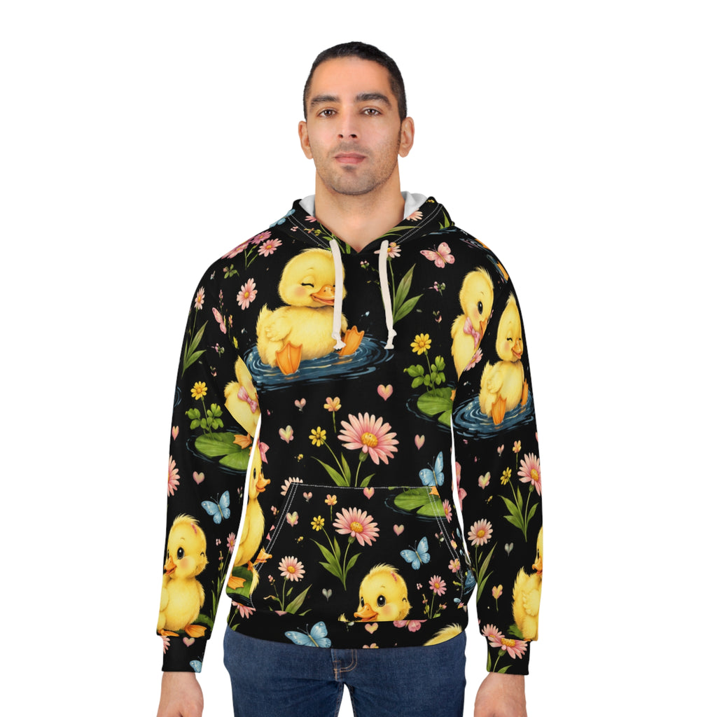 Cute Retro Ducklings Hoodie — Vintage Chick Easter Pullover