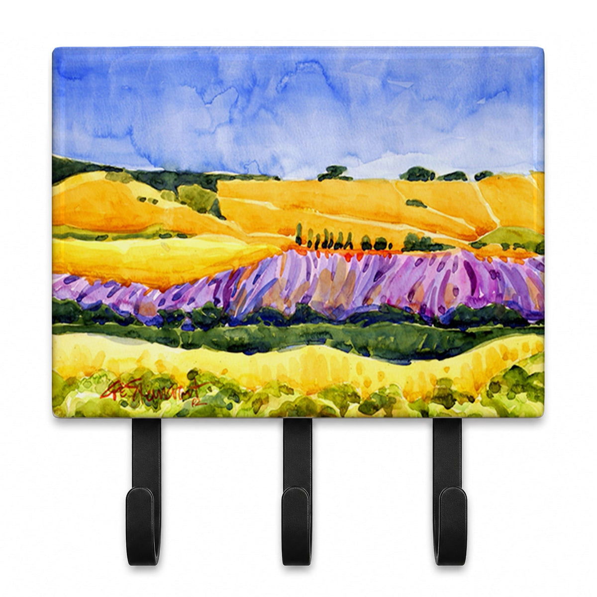 Landscape Leash or Key Holder Wall Hooks, Coat Rack Wall Mount, for Hanging Keys, Towels, Aprons, Leashes