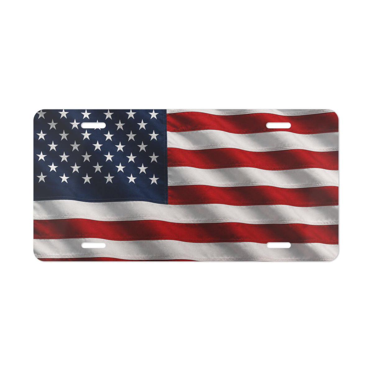 American Flag Vanity Plate | Aluminum License Plate