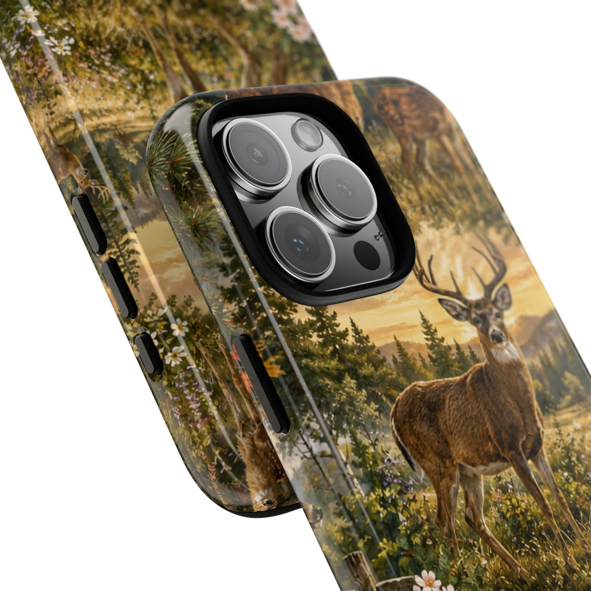 Deer Forest Phone Case — Woodland Bucks Nature iPhone Cover