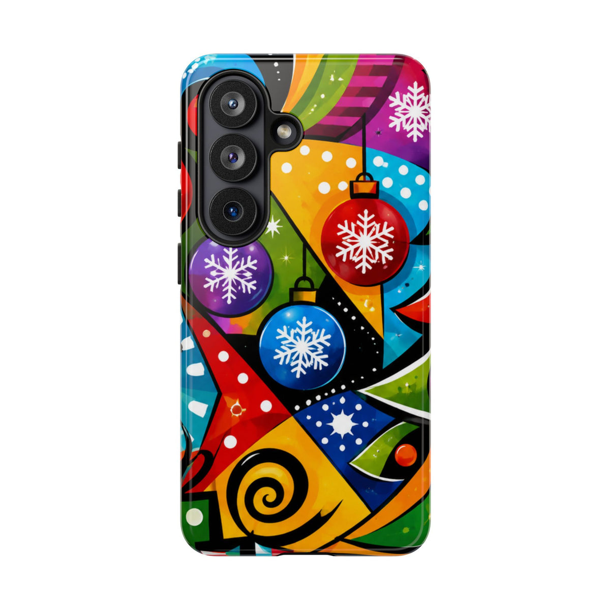 Holiday Ornament Phone Case — Colorful Festive Christmas Design
