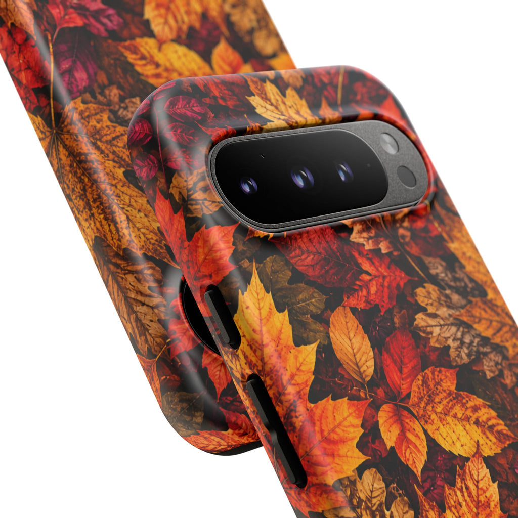 Autumn Leaves Tough Phone Case — Fall Foliage Protective Cover