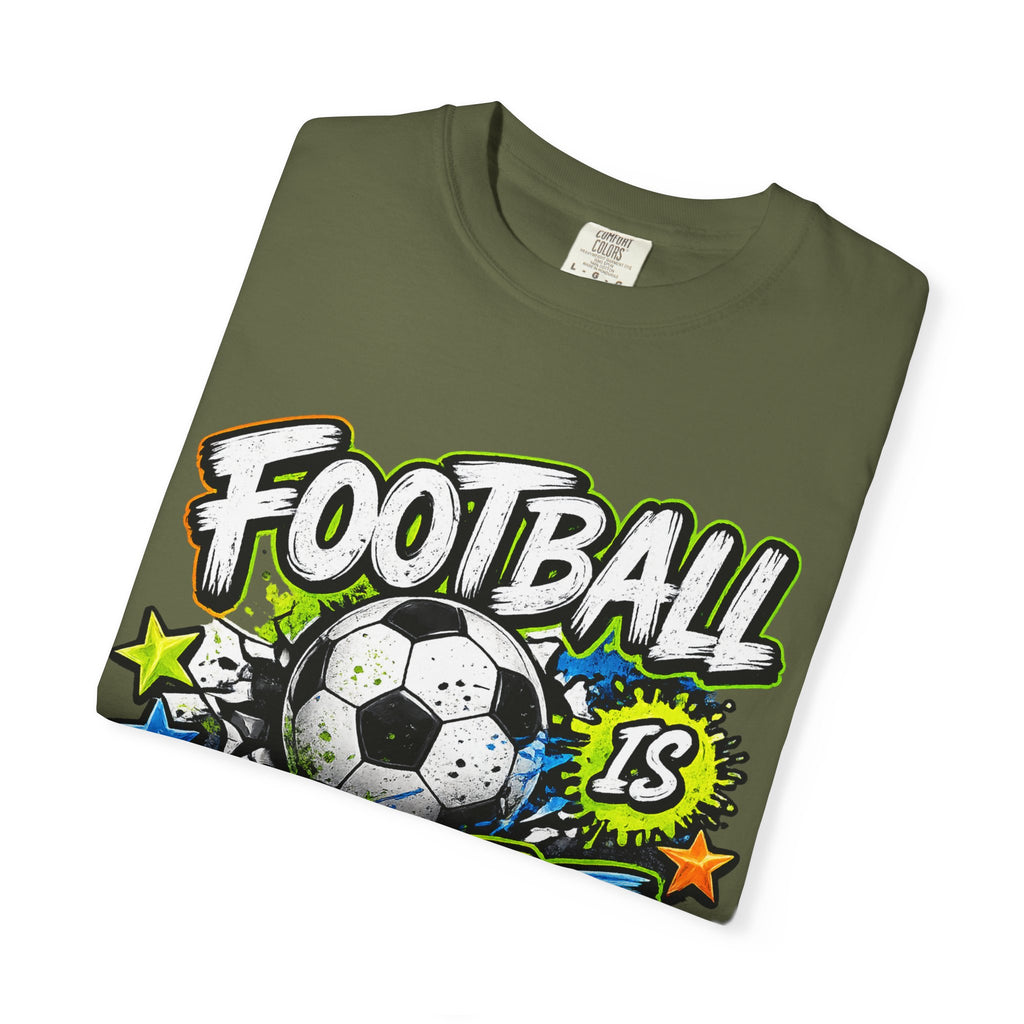 Football Is Life T-shirt | Soccer Ball Graphic Tee, Youth Sports