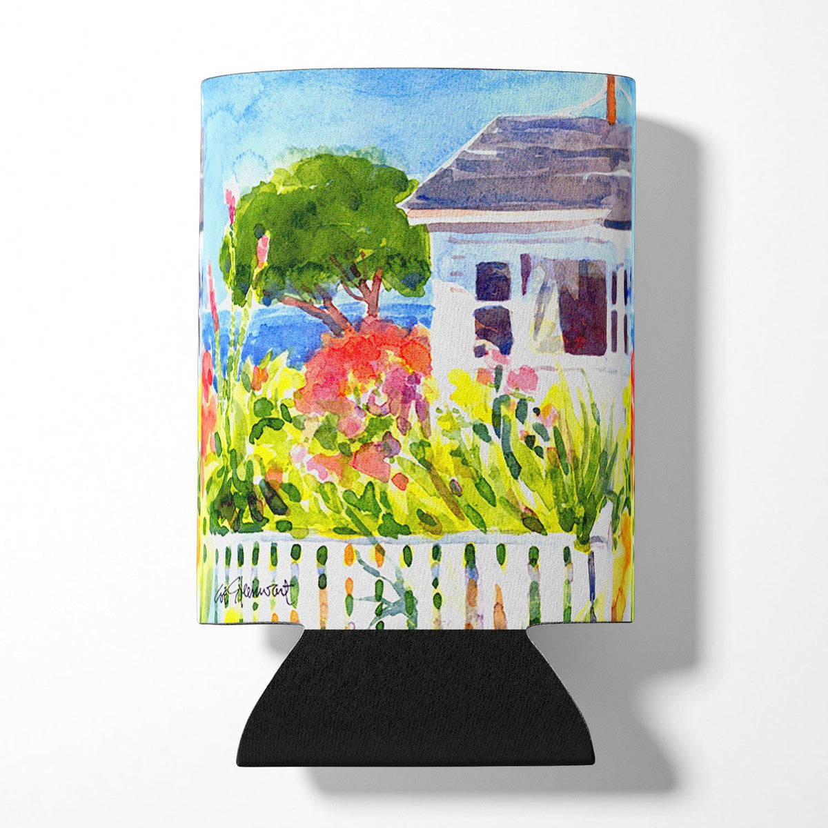 Houses Can or Bottle Hugger Cooler Sleeve for Standard 12 oz Cans, Insulated Foam Beer & Soda Can Hugger Reusable