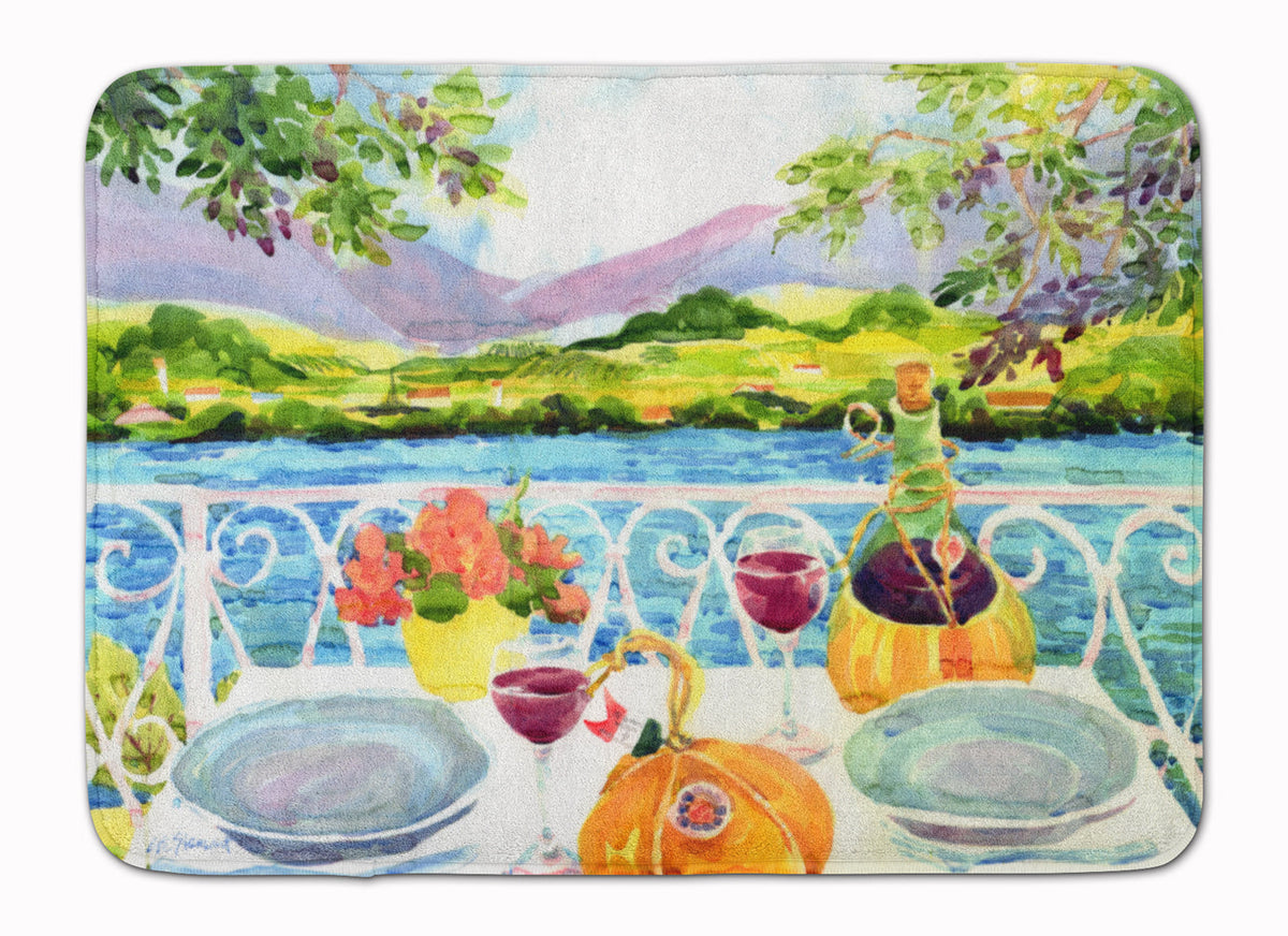 Afternoon of Grape Delights Wine Memory Foam Kitchen Mat Machine Washable Anti-Fatigue Cushion Comfort Bath or Kitchen Rug