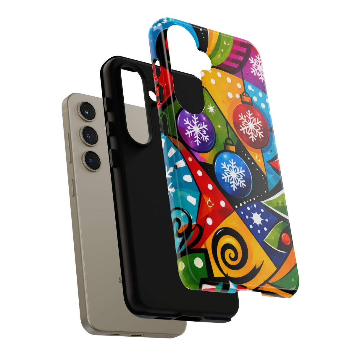 Holiday Ornament Phone Case — Colorful Festive Christmas Design