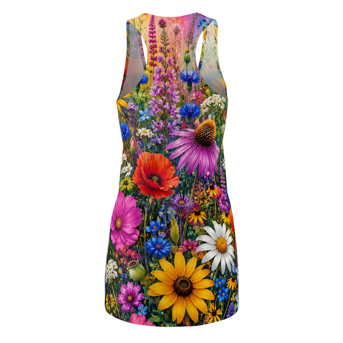 Wildflower Meadow Racerback Dress | Allover Floral Print