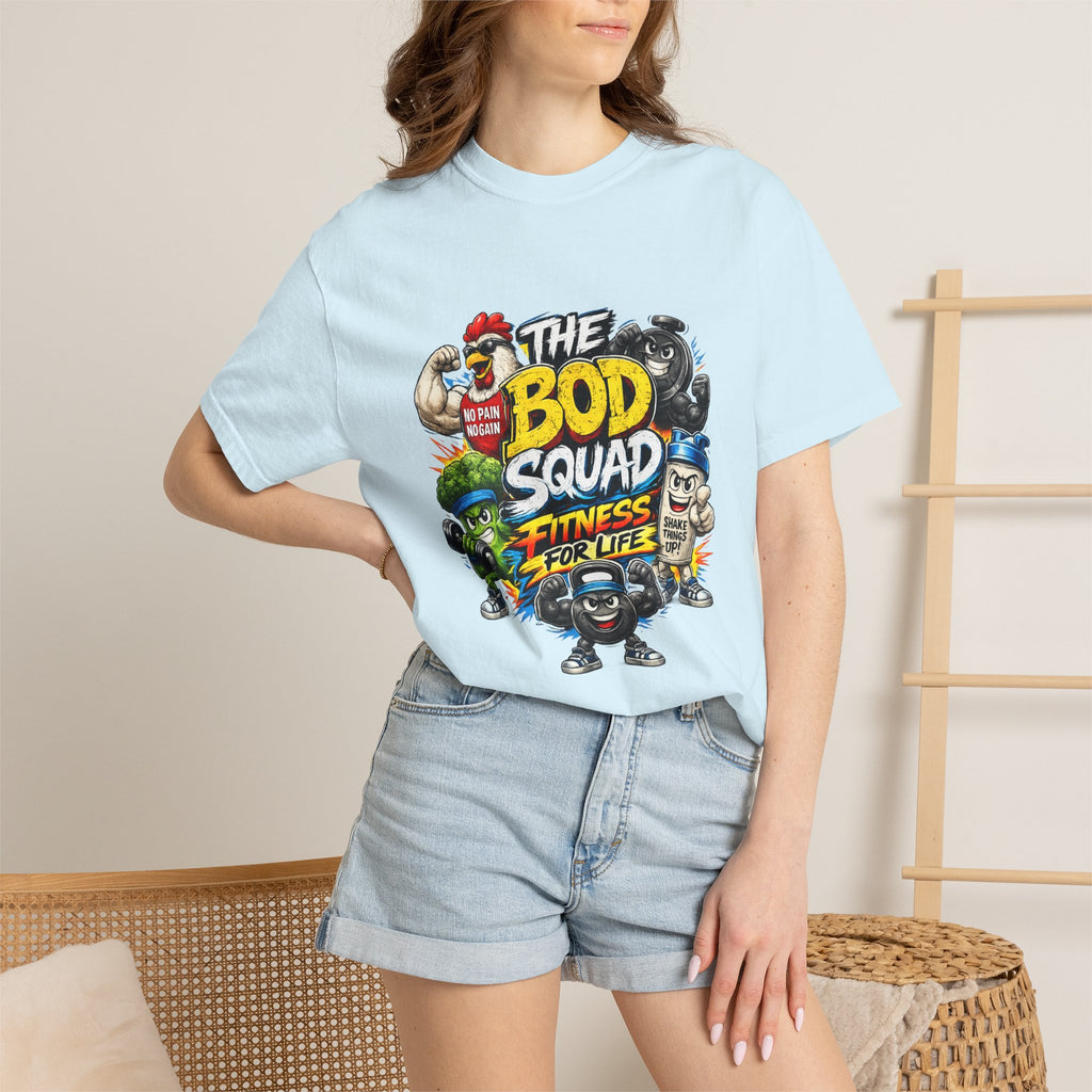 The Bod Squad Fitness For Life T-Shirt | Cartoon Gym Characters