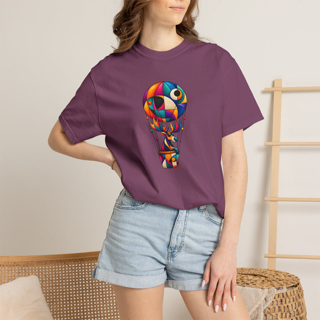 Hot Air Balloon Abstract Art T-Shirt