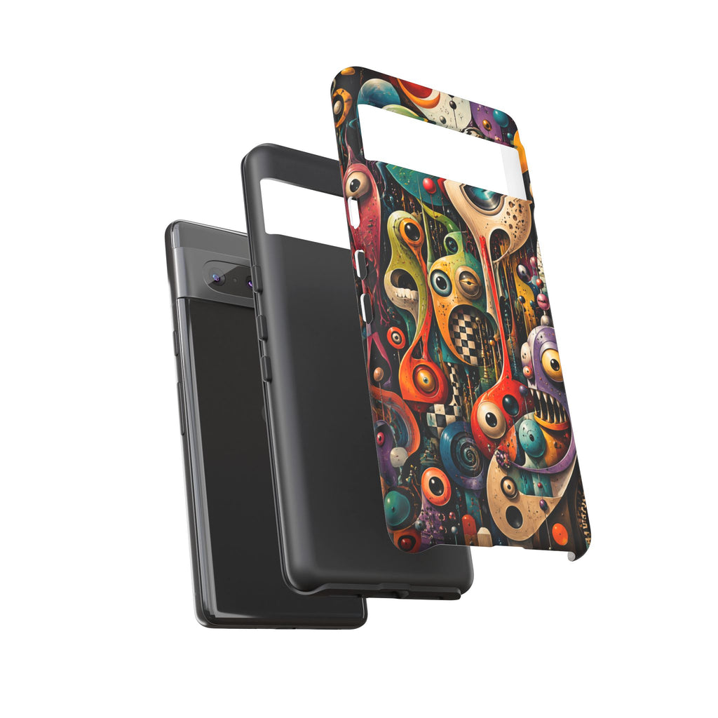 Surreal Monster Art Phone Case — Colorful Abstract Creature Design