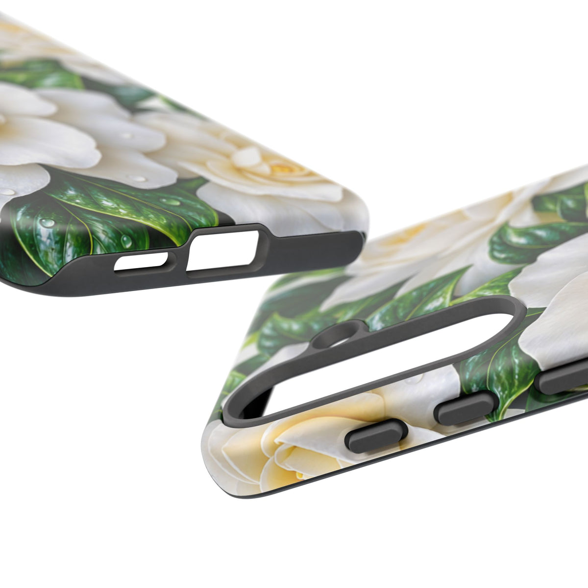 Floral Camellia Tough Case — White Gardenia Phone Cover