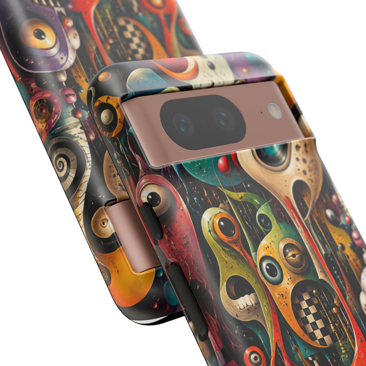 Surreal Monster Art Phone Case — Colorful Abstract Creature Design