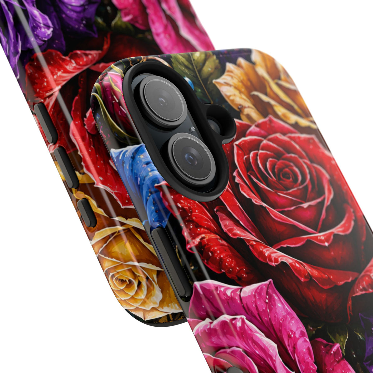Tough Phone Case — Vibrant Rose Garden Protective Phone Cover