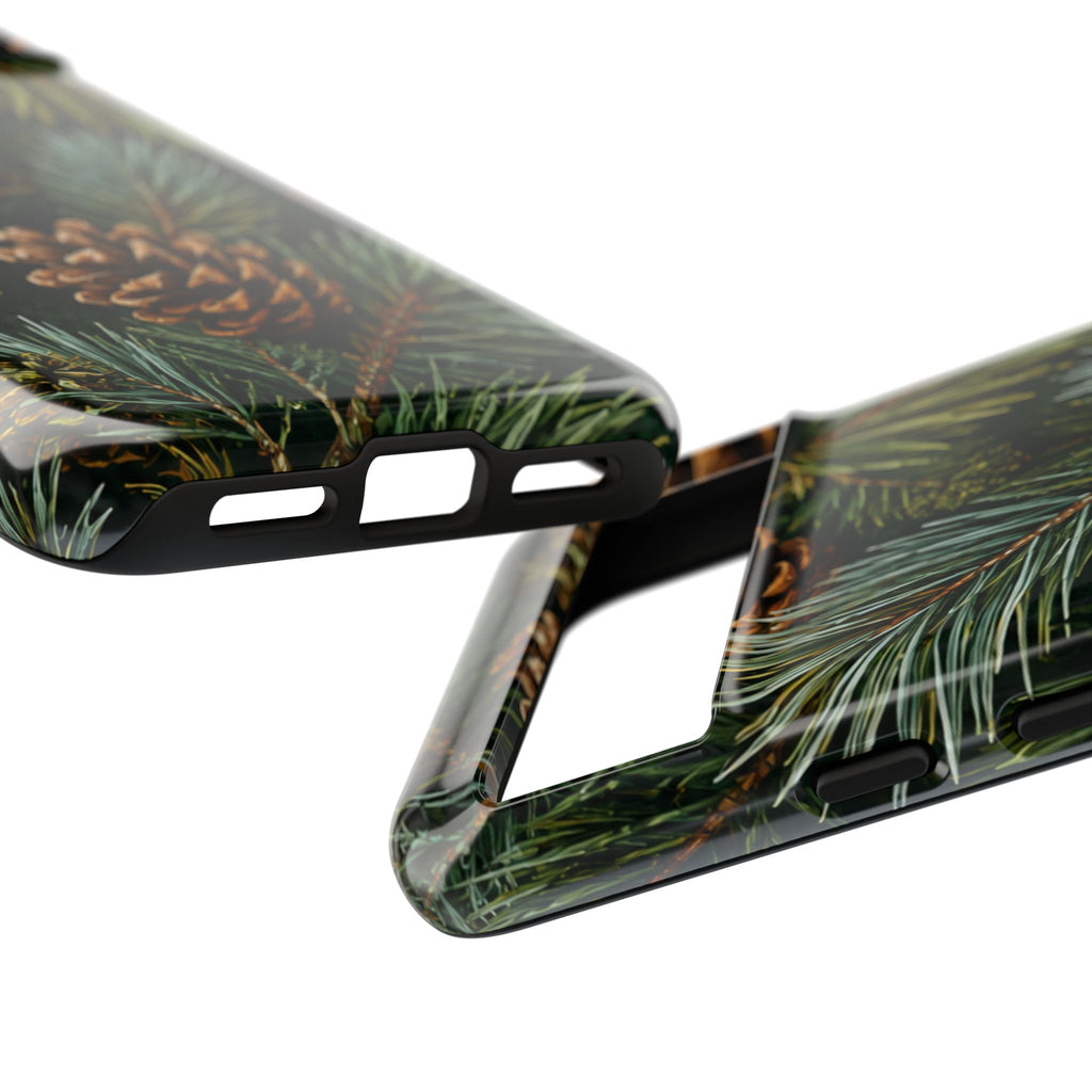 Pinecone Pines Phone Case — Festive Evergreen iPhone Cover